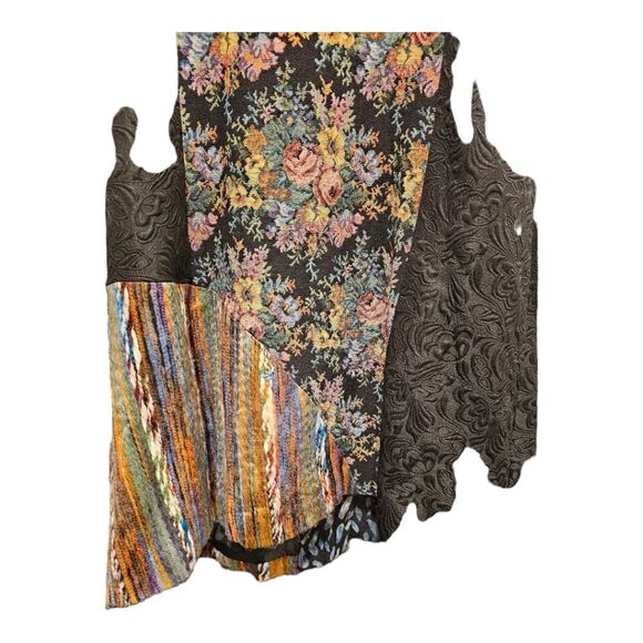 MOKA Patchwork Artsy Mixed Print Jacket Coat - Size XL - Picture 7 of 8